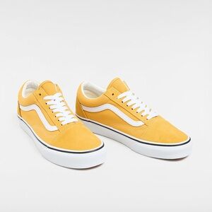 Women’s Color Theory Old Skool Yellow Vans Sz 7